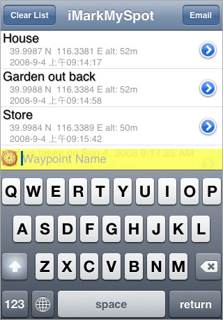 Digital Photo Geotagging App for the iPhone