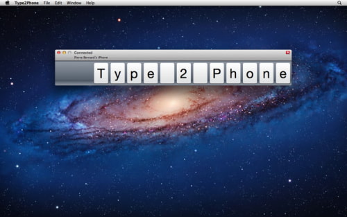 Type2Phone Turns Your Mac Into a Bluetooth Keyboard for the iPhone