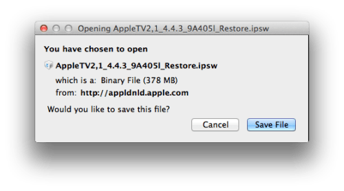 Apple Releases iOS 4.4.3 for the Apple TV
