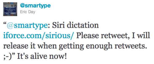 Hacker Releases Siri Dictation for the iPhone 4, iPhone 3GS, iPod Touch 4G