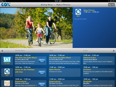 Cox TV Connect for iPad Lets Subscribers Watch 35+ Channels