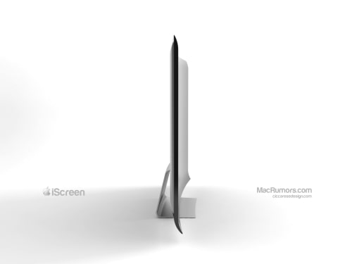 Apple Television Concept With Curved Glass: iScreen
