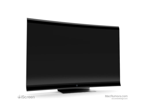 Apple Television Concept With Curved Glass: iScreen