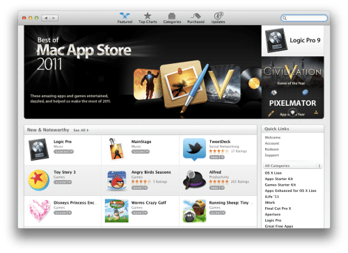 Mac App Store Downloads Top 100 Million