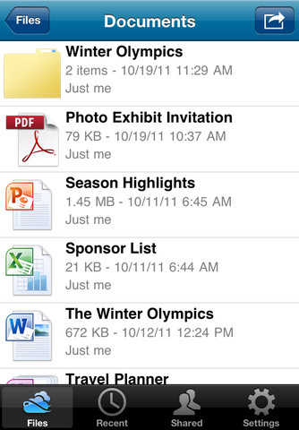 Microsoft Releases SkyDrive for iPhone