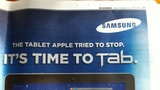 Samsung Advertises the Galaxy Tab as 'The Tablet Apple Tried to Stop'