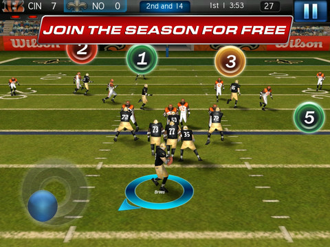 NFL Pro 2012 Gets Support for the iPad