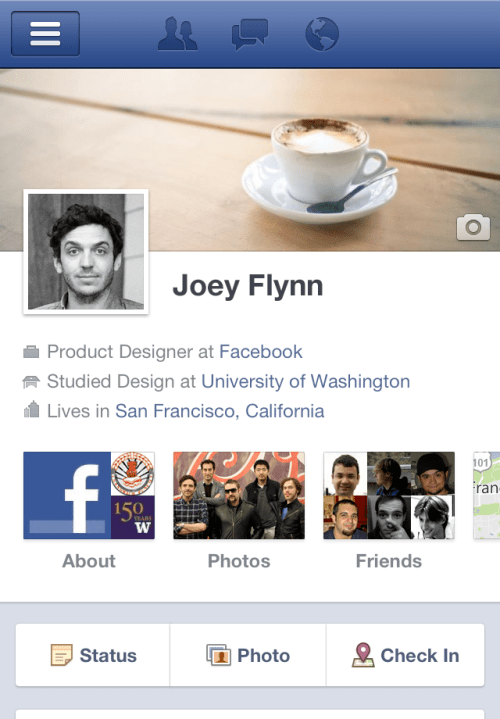 Facebook Launches Timeline for iPhone via Web App