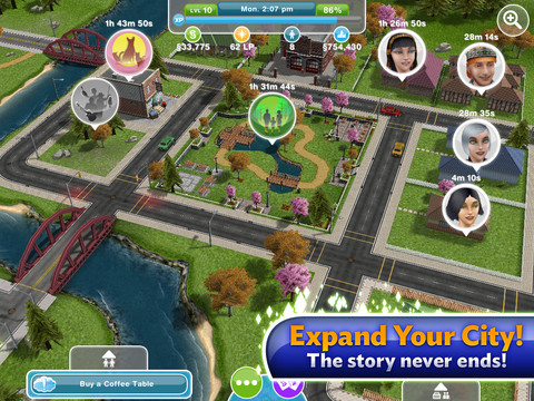 FREE GAMEPLAY: The Sims FreePlay App on iPad, iPhone and iPod