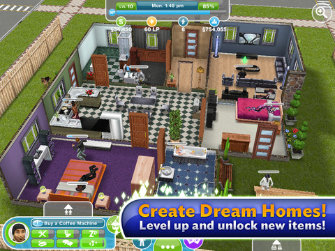 The Sims FreePlay lançado para iPhone, iPad, iPod Touch