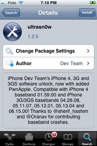 iPhone Dev-Team Updates UltraSn0w Unlock to Support iOS 5.0.1