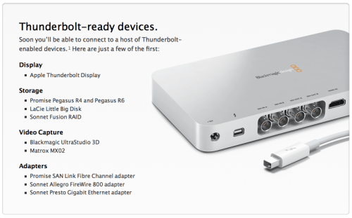 Intel to &#039;Fully Release&#039; Thunderbolt in April 2012