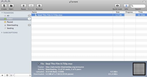 µTorrent for Mac Leaked!