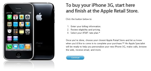 AT&T Launches iPhone Pre-Activation Site