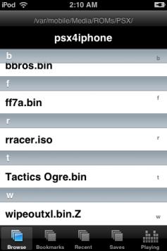 PSX4iPhone v0.8.0 - Playstation for 2.x.x Firmware