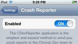 CDevReporter Tweak Will Send Your Crash Reports to the Chronic Dev-Team