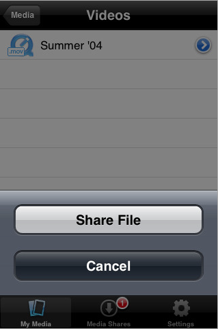 MediaShare for iPhone Finally Approved