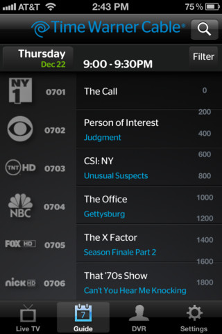 Time Warner Cable TV App Gets iPhone Support