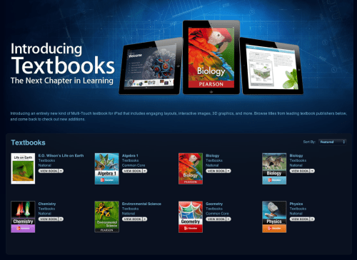 Over 350,000 Textbooks Already Downloaded From Apple's iBookstore