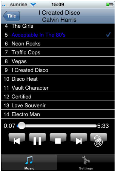 WavearsLE 3D Music Player for iPhone