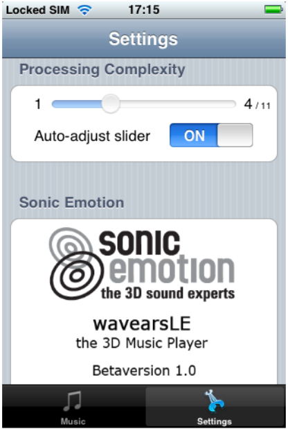 WavearsLE 3D Music Player for iPhone