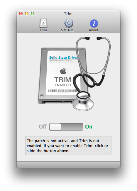Trim Enabler verzorgt Trim Ondersteuning voor niet-Apple SSDs