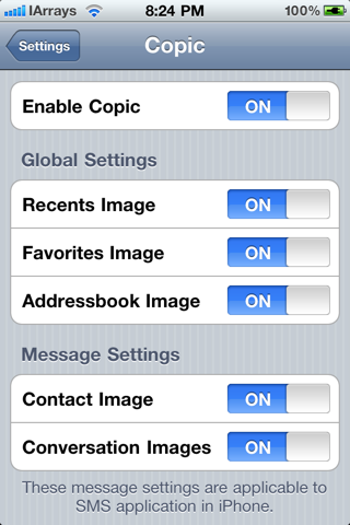 Copic Enables Contact Pics Across iOS
