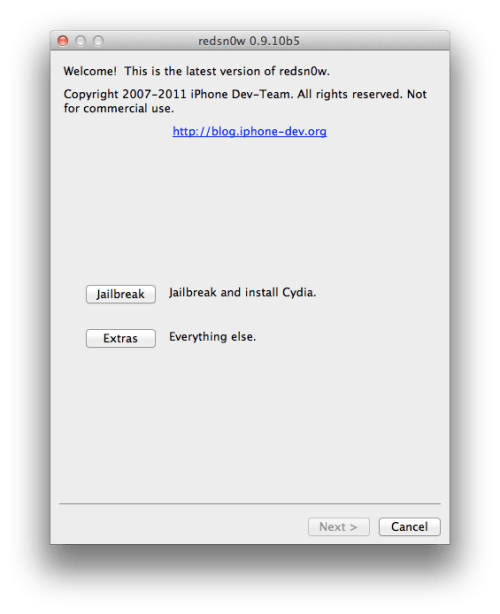 iPhone Dev-Team Releases RedSn0w 0.9.10b5 With iBooks Fix