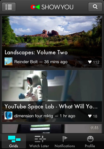 Showyou Collects Videos Shared By People You Know for Viewing on the iPhone/iPad