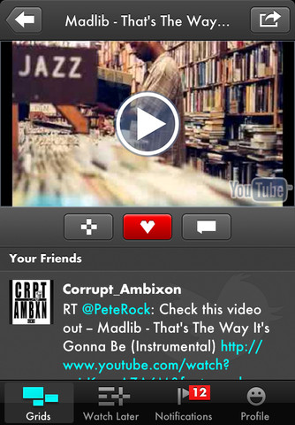 Showyou Collects Videos Shared By People You Know for Viewing on the iPhone/iPad