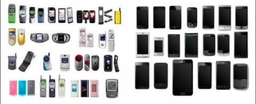 Mobile Phones: Before and After the iPhone [Image]