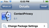 Ryan Petrich Releases ContactPrivacy Tweak