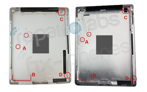 Leaked Photo of iPad 3 Rear Shell Reveals Various Changes?