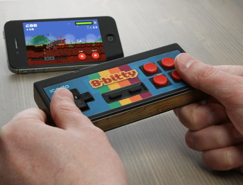 iCade 8-Bitty is a Bluetooth Nintendo-Style Controller for iOS Devices
