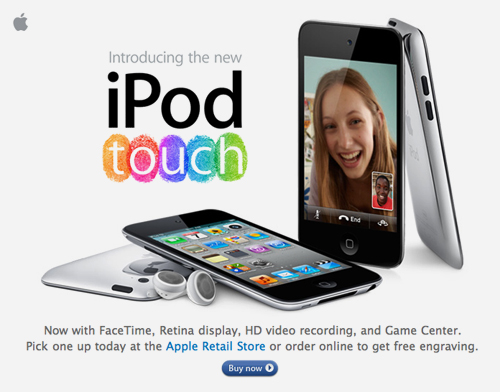Apple Used 54 Photos to Make One iPod Touch Product Image