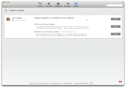Apple Moves Software Update Into the Mac App Store