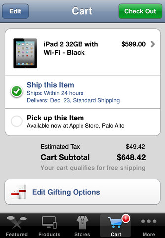 Apple Store App for iOS Gets Updated With Account Management Options