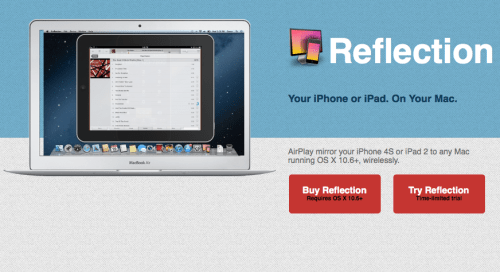 Reflection App Lets You AirPlay Mirror From iOS to OS X