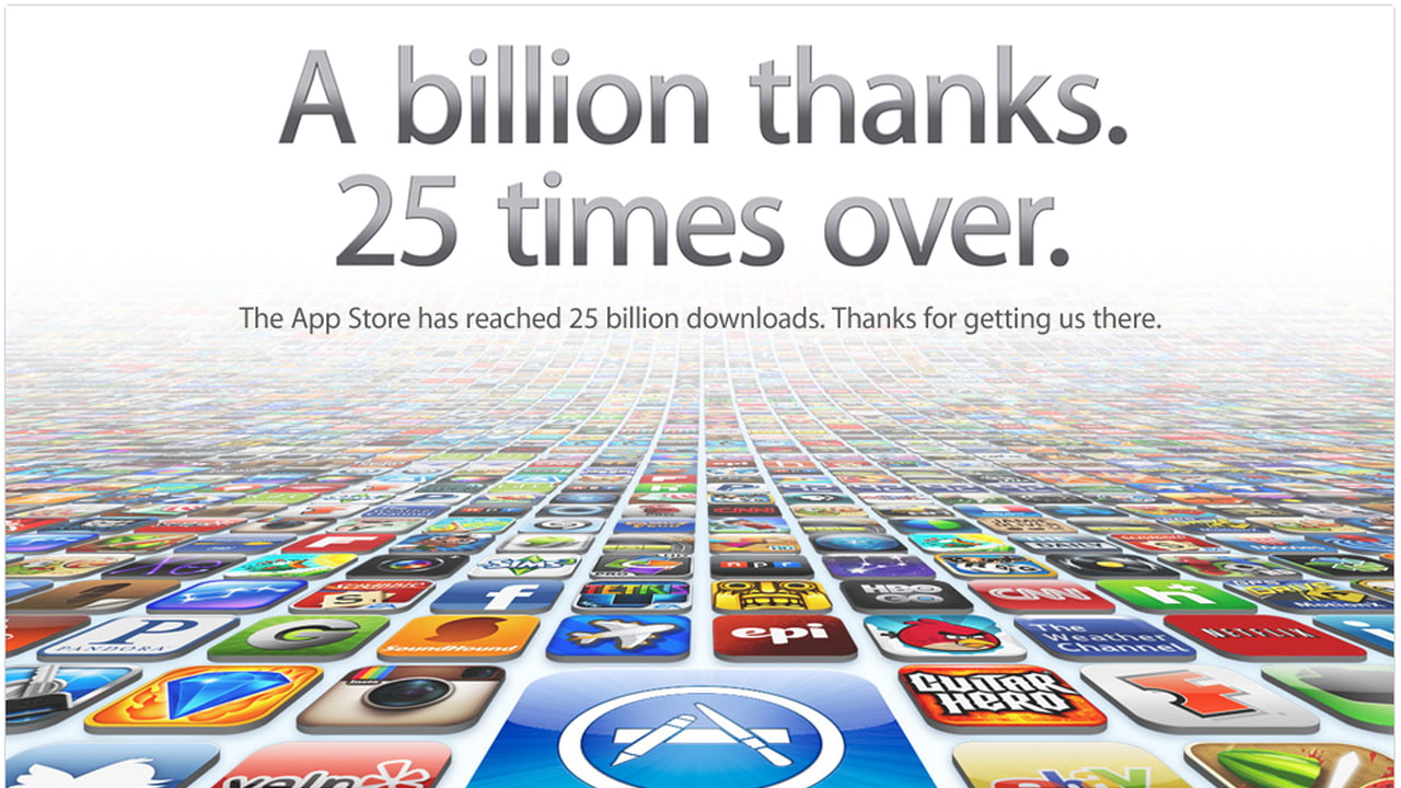 Apple App Store Surpasses 25 Billion Downloads - iClarified