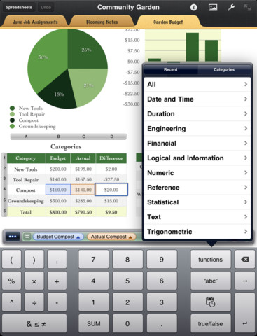 Numbers for iOS Gets Updated With iPad Retina Display Support