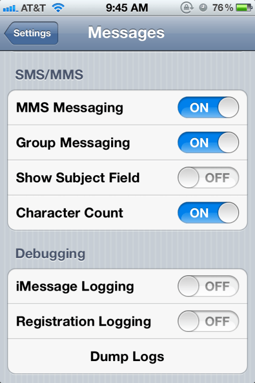 Enable Hidden iOS Debug Settings Enable Hidden iOS Debug Settings