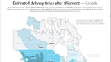 Apple Map Shows Estimated Delivery Times for New iPad to Canada