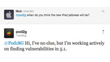 Pod2g 'Working Actively' to Find Jailbreak for iOS 5.1