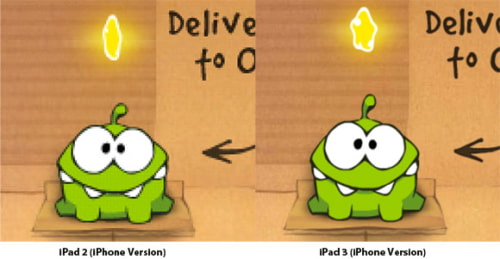 The New iPad Shows iPhone Apps Using Retina Display Graphics