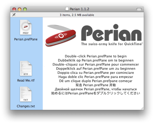 Perian Updated to 1.1.2