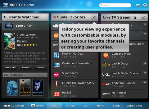 DIRECTV App for iPad Now Lets You Stream Over 3G/4G