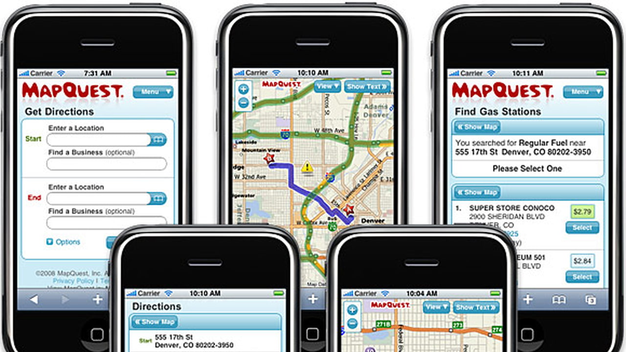 MapQuest Optimizes for iPhone - iClarified