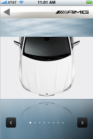 Mercedes-Benz C63 AMG iPhone Application