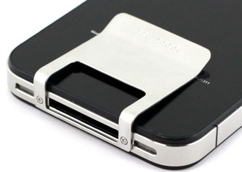 Poddities Money Clip Attaches to the Bottom of Your iPhone