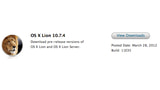 Apple Seeds Beta of OS X Lion 10.7.4 to Developers